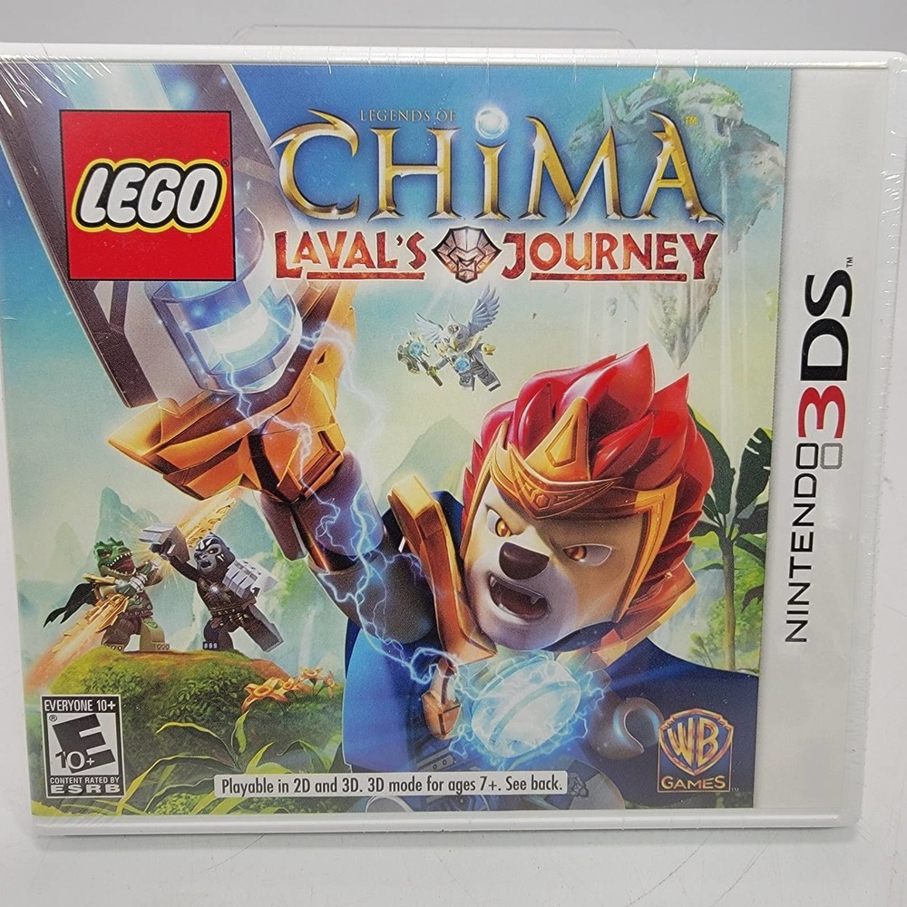 Lego CHIMA Laval's Journey Bonus w/Crawley Minifigure (Nintendo 3DS) BRAND NEW!!